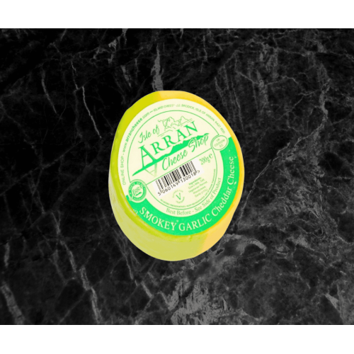 ARRAN CHEDDAR SMOKEY GARLIC TRUCKLE 200G 